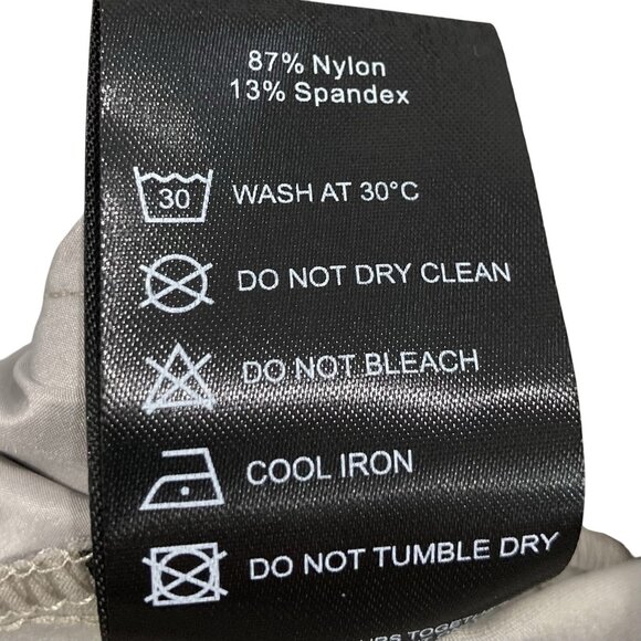 Icon Amsterdam Pants Mens 36 Gray Tech Trousers Deep Stone Golf Business Casual - Picture 8 of 8